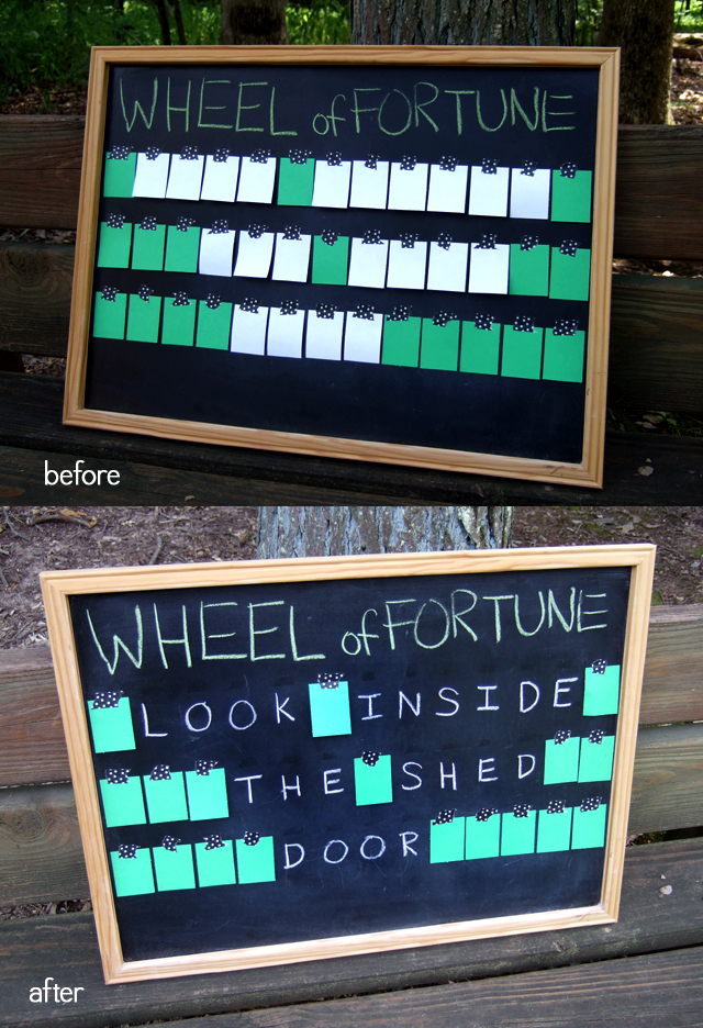 Wheel of fortune diy online